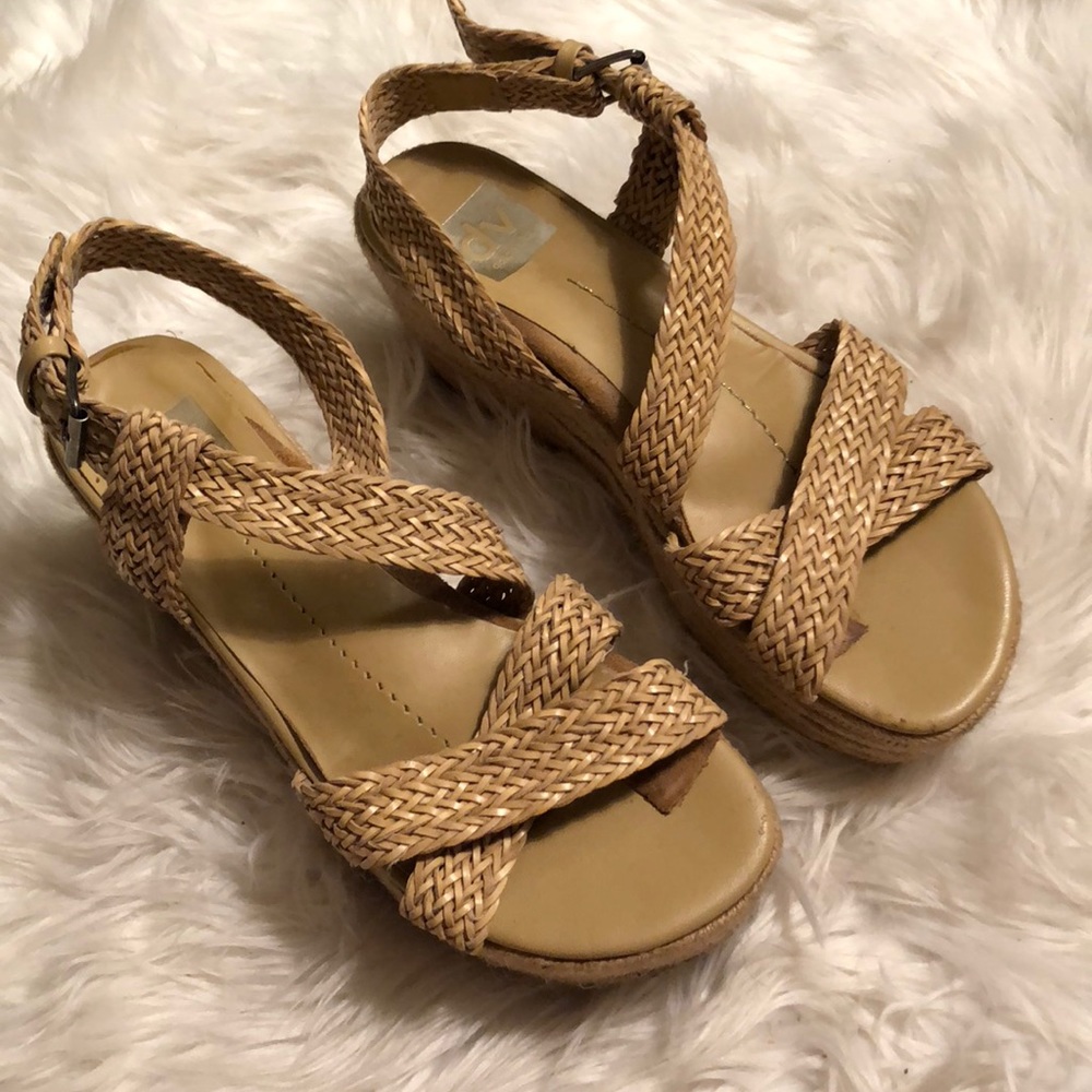 Dolce vita braided platform sandals